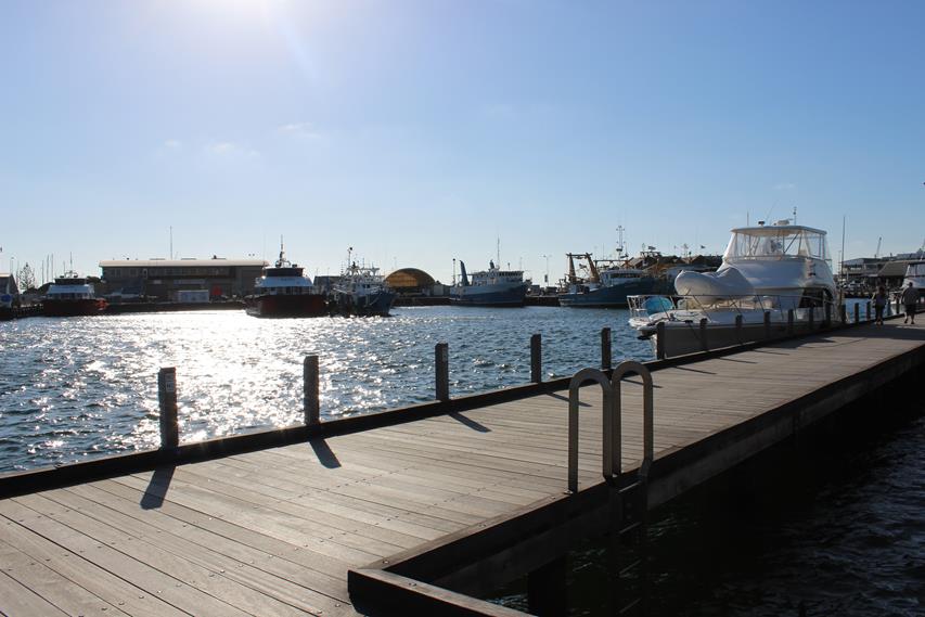 Super Wetter am Hafen in Freementle