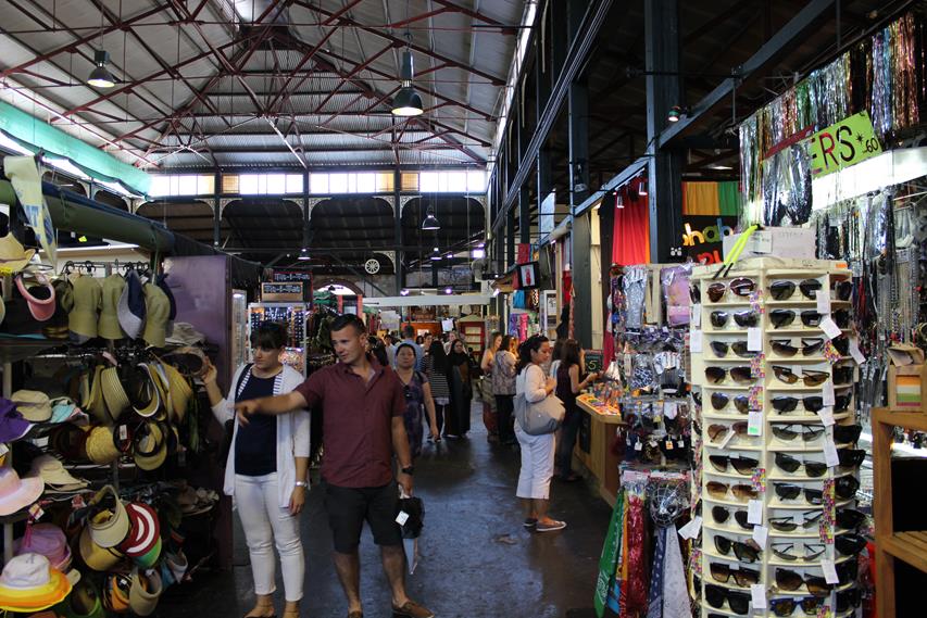 Hier siehst du die Markthalle in Frementle auf unserem Ausflug Markt Frementle Sightseeing Australien