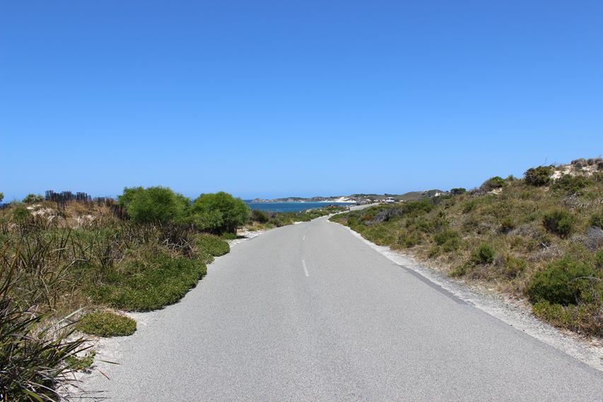 Leere Straßen in Australien