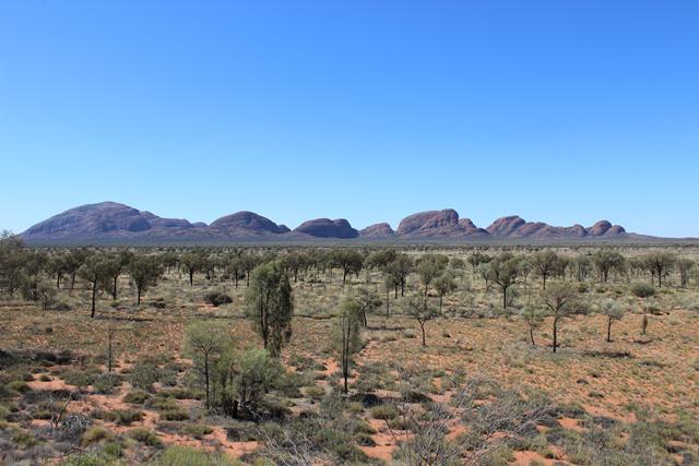 Felsmormation australische Wüste
