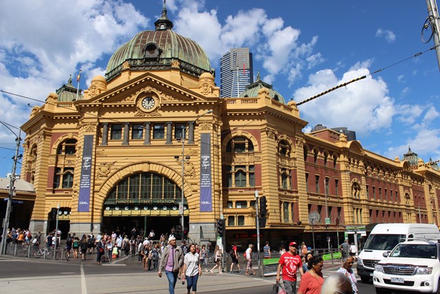 Altstadt von Melbourn Australien