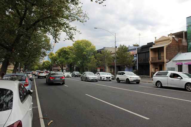 Straße in Australien Melbourne