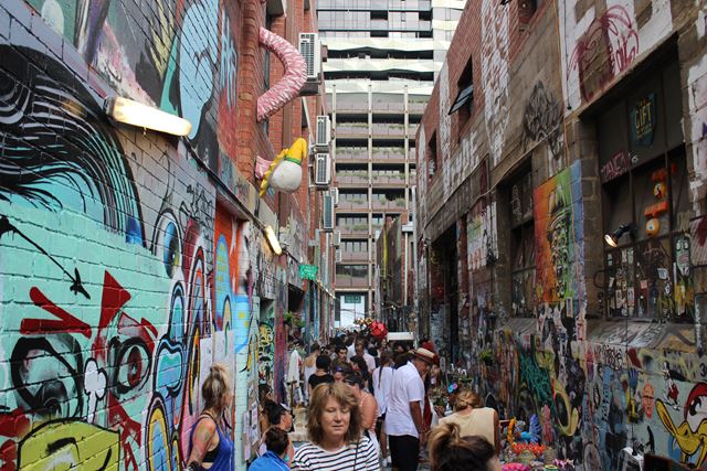 Sprühkunst in Australien Melbource